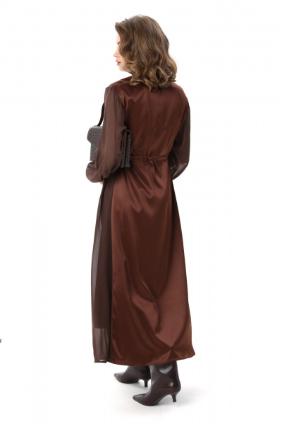 Платье NikVa 991-2 шоколад - фото 9