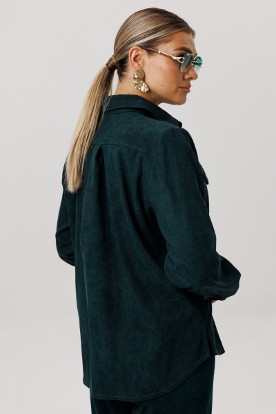 Рубашка Anelli 1746 зеленый_корд - фото 8