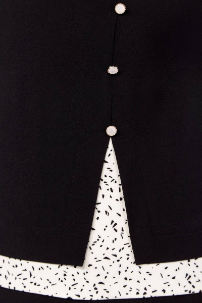 Платье Линия Л Б-2038 черный - фото 3