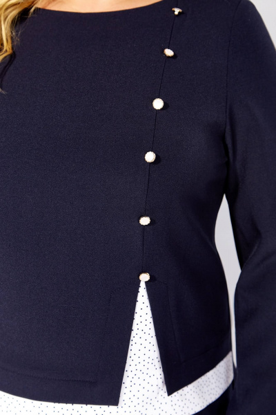 Платье Линия Л Б-2038 синий - фото 3