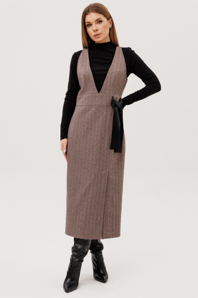 Сарафан Ambera Style 1132 шоколад - фото 2