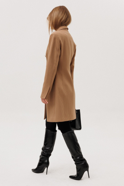 Платье Ambera Style 1135-1 коричневый - фото 4