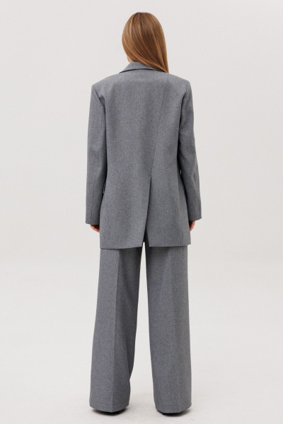 Брюки, жакет Ambera Style 2136-1 серый - фото 3
