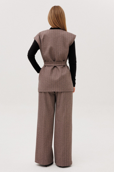 Брюки, жилет Ambera Style 2142 шоколад - фото 6