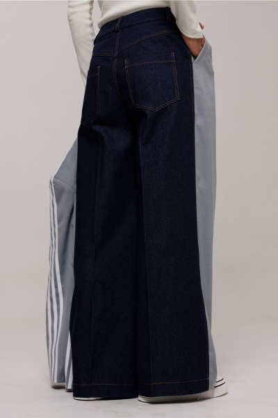 Брюки Butеr 3208 серо-синий - фото 3