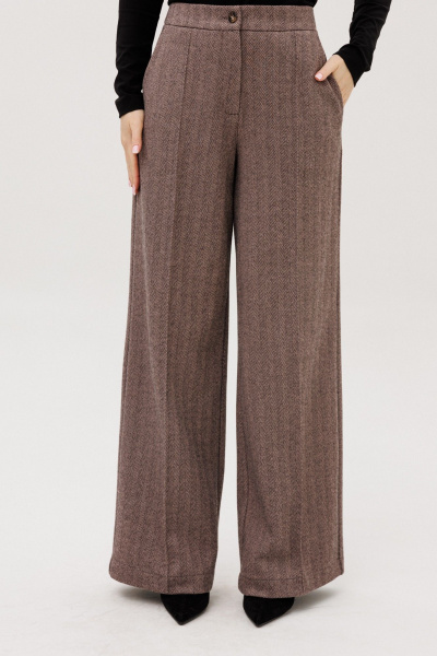 Брюки, джемпер, жакет Amberа Style 3016 шоколад - фото 4