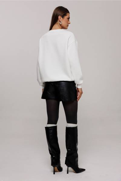 Джемпер Butеr 3212 молочный - фото 4