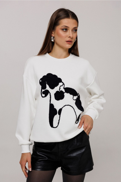 Джемпер Butеr 3212 молочный - фото 2