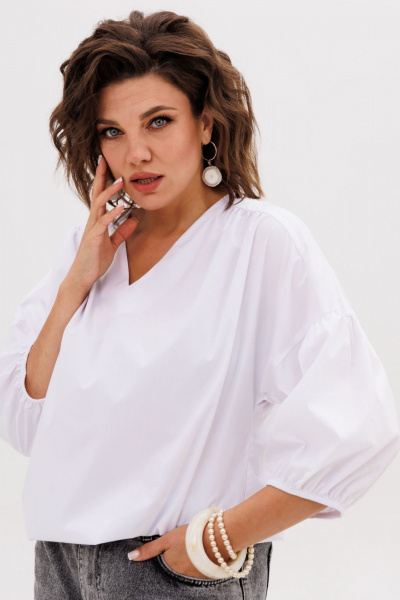 Блуза Anelli 1676 легкость_облаков - фото 8