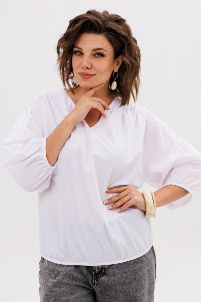 Блуза Anelli 1676 легкость_облаков - фото 6
