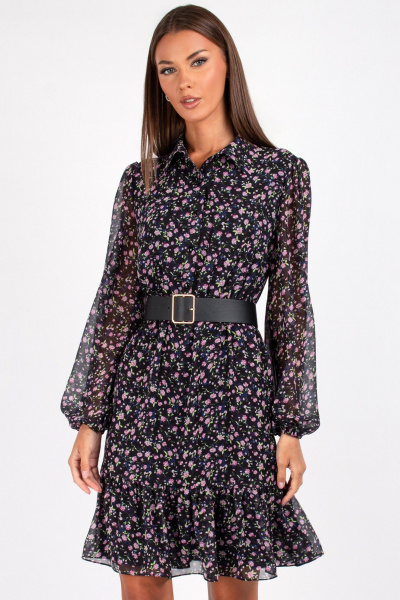 Платье VIZAVI 819 цветы - фото 9