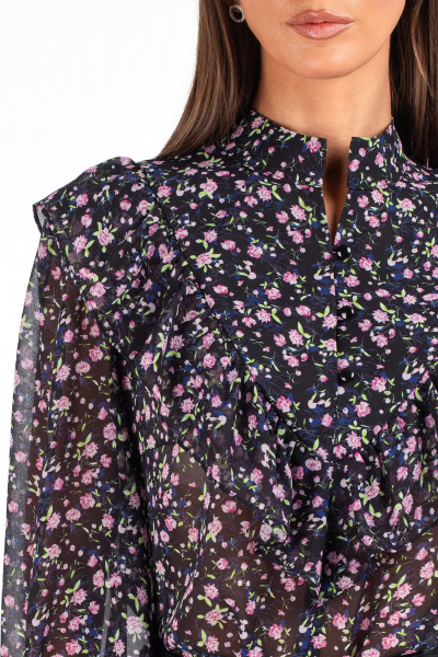 Блуза VIZAVI 815 цветы - фото 9