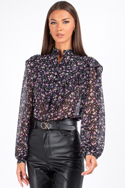 Блуза VIZAVI 815 цветы - фото 8