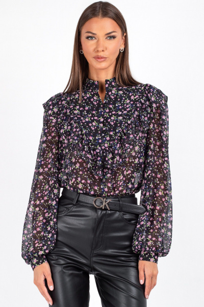 Блуза VIZAVI 815 цветы - фото 3