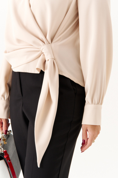 Блуза Панда 116040 бежевый - фото 4