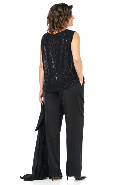 Блуза, брюки, топ Alani Collection 2467 черный - фото 4