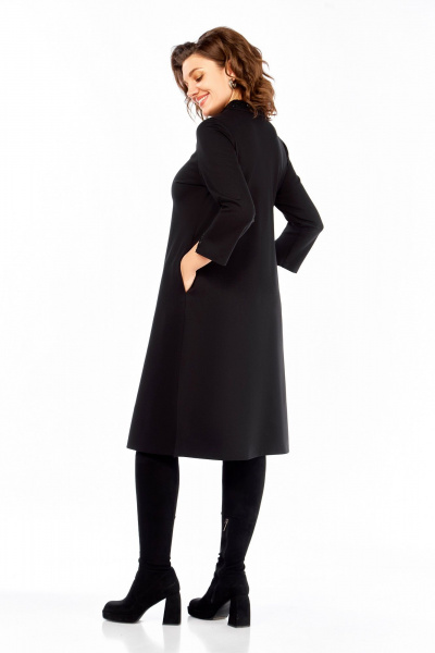 Платье Ольга Стиль С-971 черный-пайетки - фото 5