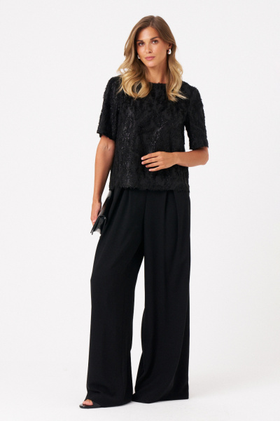 Блуза Панда 114840 черный - фото 4