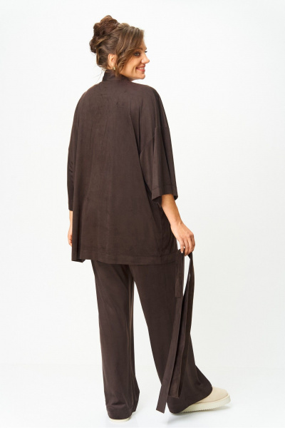 Брюки, жакет Anna Majewska 1553 коричневый - фото 5