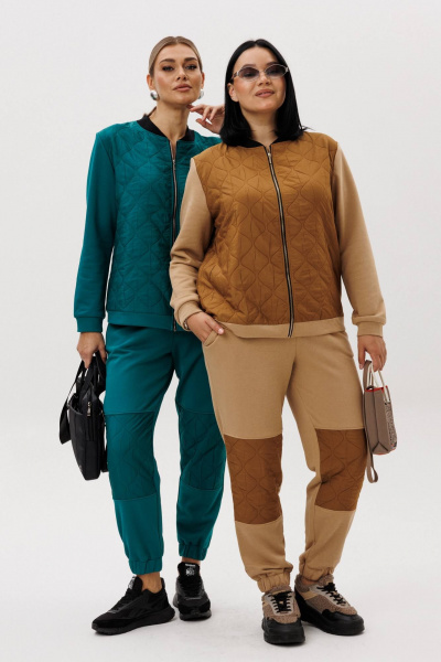 Брюки, джемпер Anastasia 1137.3 зеленый - фото 6