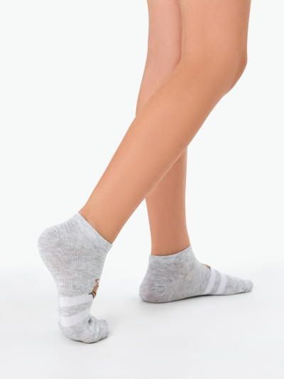 Носки Mark Formelle 406K-3180/B4-25406K св.серый_меланж_рис.3180 - фото 6