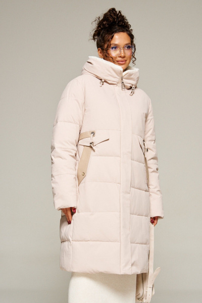 Пальто Beautiful&Free 8019 песочный - фото 4