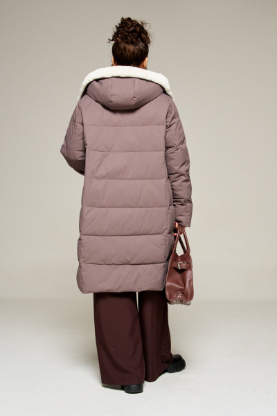 Пальто Beautiful&Free 8019 дымчатово-лиловый - фото 6
