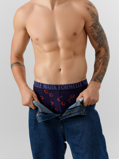 Трусы Mark Formelle 411221/25-4995П-5 огненные_лошади_на_т.синем - фото 10