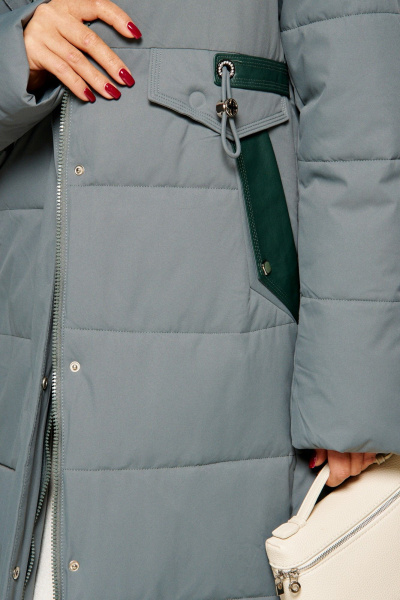 Пальто Beautiful&Free 8019 полынь - фото 8