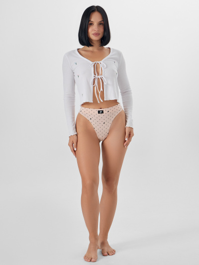 Трусы Mark Formelle 412543-3/25-50-36865Ц-5 горошек_на_бежевом_декор - фото 10