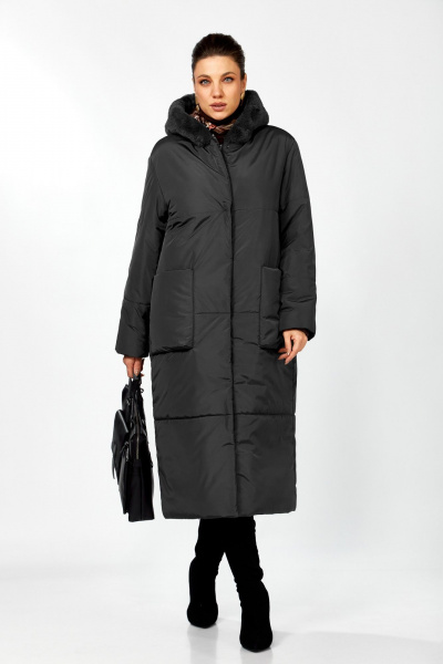 Пальто Lady Secret 8296 черный - фото 1