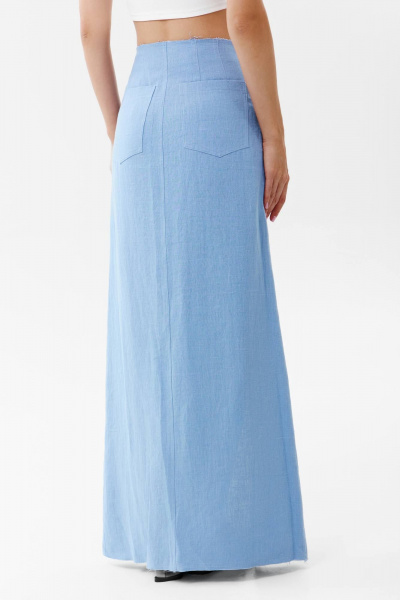 Юбка SHLOMO 7-6 голубой - фото 3