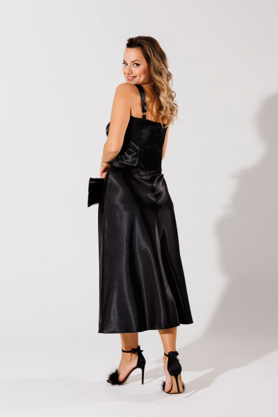 Топ, юбка Anelli 1753 черный - фото 6