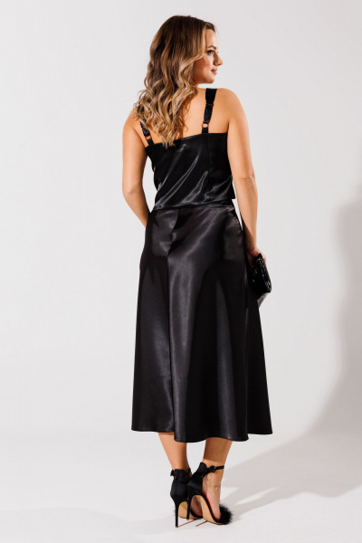 Топ, юбка Anelli 1753 черный - фото 4