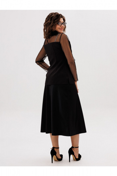 Топ, юбка Anelli 1753 черный - фото 9