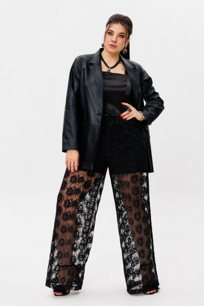 Топ, юбка Anelli 1753 черный - фото 8