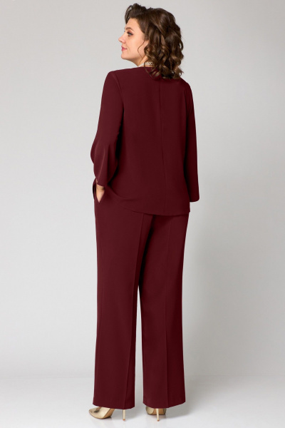 Брюки, туника Мишель стиль 1342 винный - фото 5