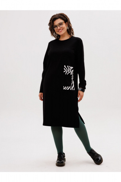 Платье Anelli 1427.1 сны_зебры - фото 3