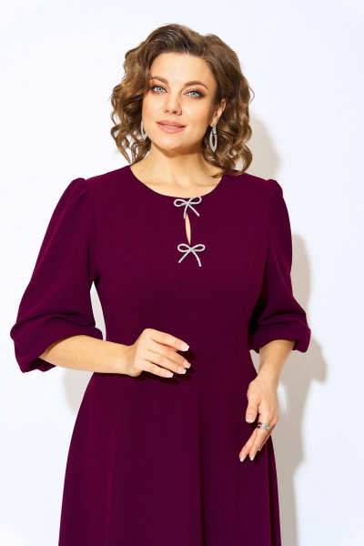 Платье Liliana 1491 ежевика - фото 7