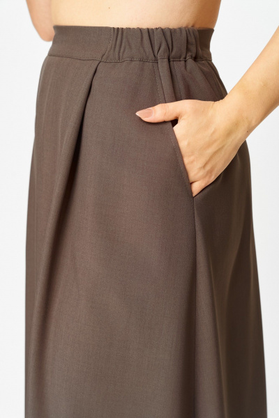 Бомбер, юбка Aira Style 24131-1 шоколадный - фото 13