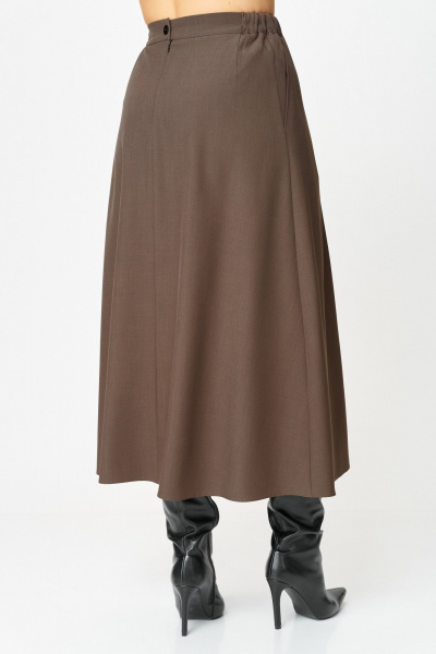 Бомбер, юбка Aira Style 24131-1 шоколадный - фото 9