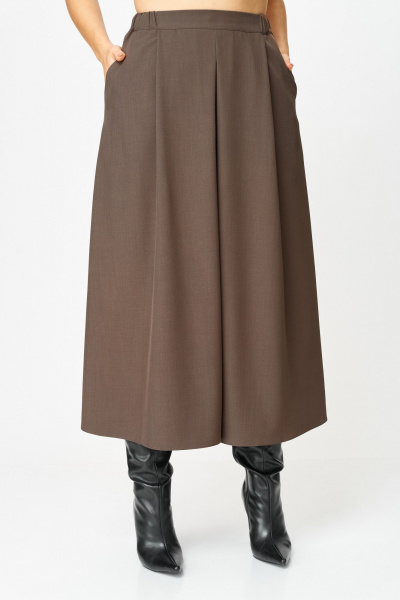 Бомбер, юбка Aira Style 24131-1 шоколадный - фото 8