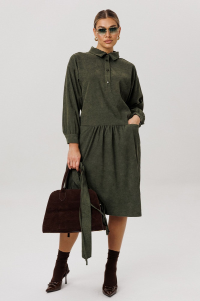 Платье Anelli 1730 папоротник - фото 10