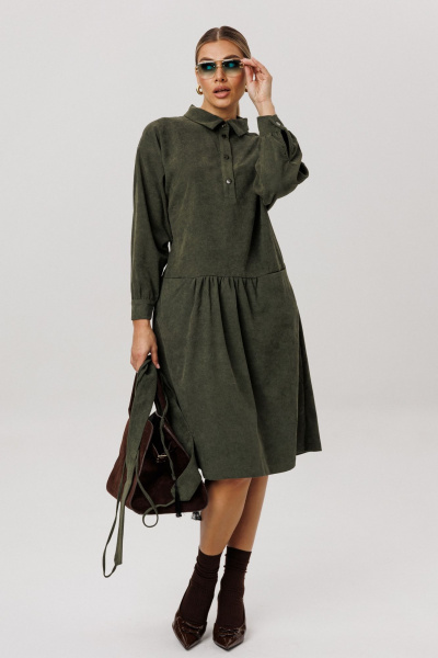 Платье Anelli 1730 папоротник - фото 5