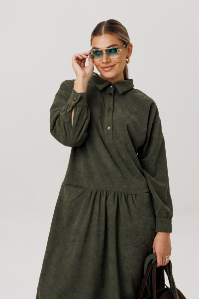 Платье Anelli 1730 папоротник - фото 4