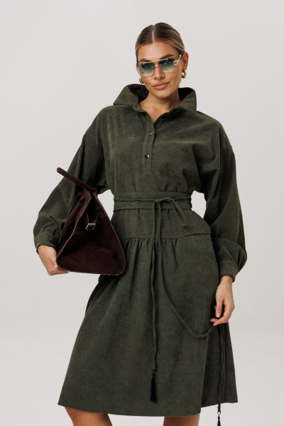 Платье Anelli 1730 папоротник - фото 2