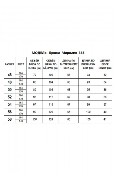 Брюки Mirolia 385 синий - фото 6