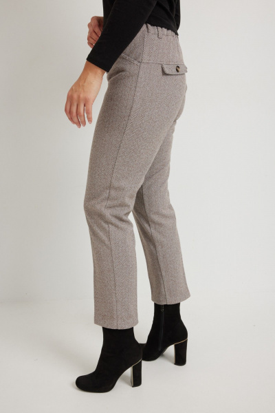 Брюки Mirolia 951 коричневая_ёлочка - фото 7