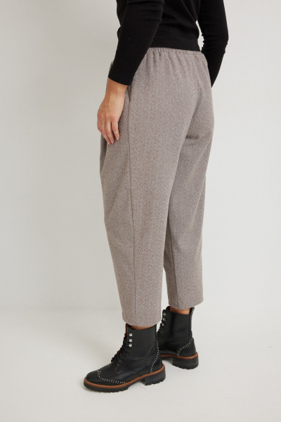 Брюки Mirolia 1275 коричневая_ёлочка - фото 8