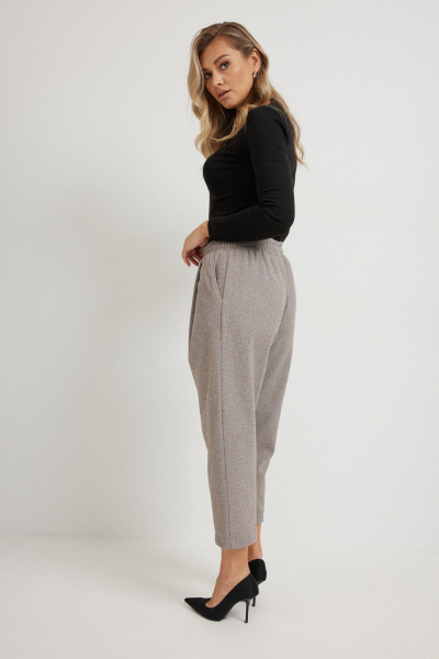 Брюки Mirolia 1275 коричневая_ёлочка - фото 6